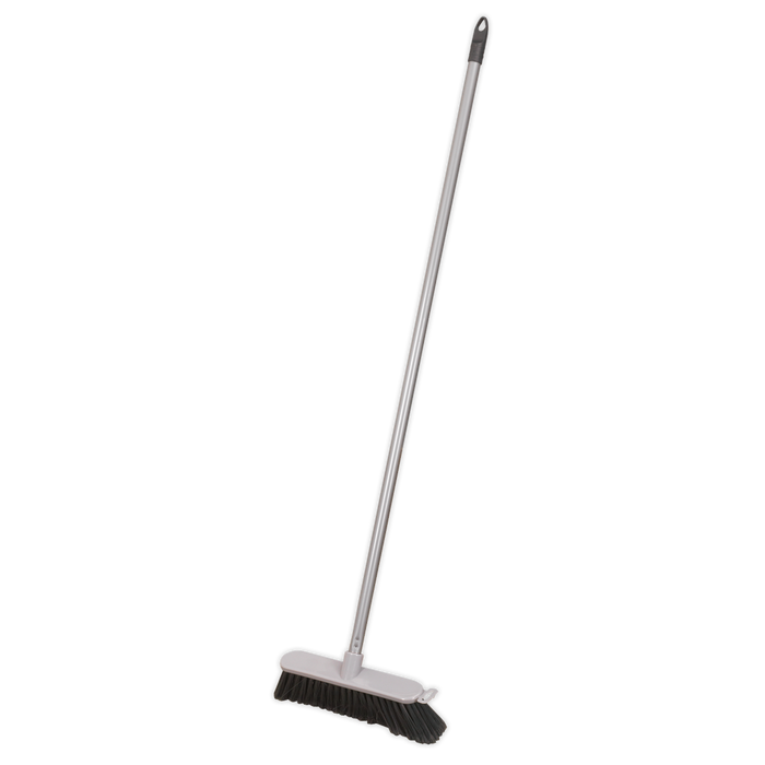 Sealey - BM11S Broom 11"(280mm) Soft Bristle Indoor Use Janitorial / Garden & Leisure Sealey - Sparks Warehouse