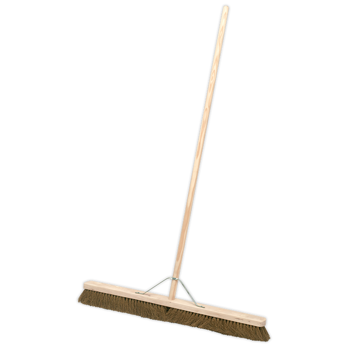 Sealey - BM36S Broom 36"(900mm) Soft Bristle Janitorial / Garden & Leisure Sealey - Sparks Warehouse