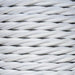 1.5mm Core Decorative Braided Fabric Flex  - 1 Metre Length  - BRIGHT TWIST