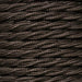 1.5mm Core Decorative Braided Fabric Flex  - 1 Metre Length  - BROWN TWIST