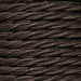 1.5mm Core Decorative Braided Fabric Flex  - 1 Metre Length  - BROWN TWIST