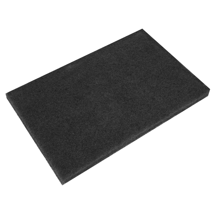 Sealey - BSP1218 12 x 18 x 1 Black Stripping Pads - Pack of 5 Power Tool Accessories Sealey - Sparks Warehouse