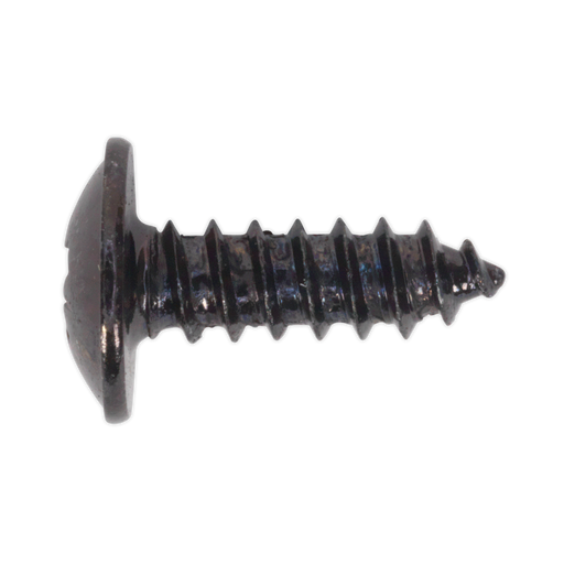 Sealey - BST4213 Self Tapping Screw 4.2 x 13mm Flanged Head Black Pozi BS 4174 Pack of 100 Consumables Sealey - Sparks Warehouse