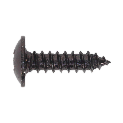 Sealey - BST4216 Self Tapping Screw 4.2 x 16mm Flanged Head Black Pozi BS 4174 Pack of 100 Consumables Sealey - Sparks Warehouse