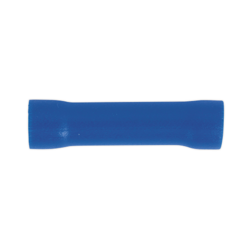 Sealey - BT12 Butt Connector Terminal Ø4.5mm Blue Pack of 100 Consumables Sealey - Sparks Warehouse