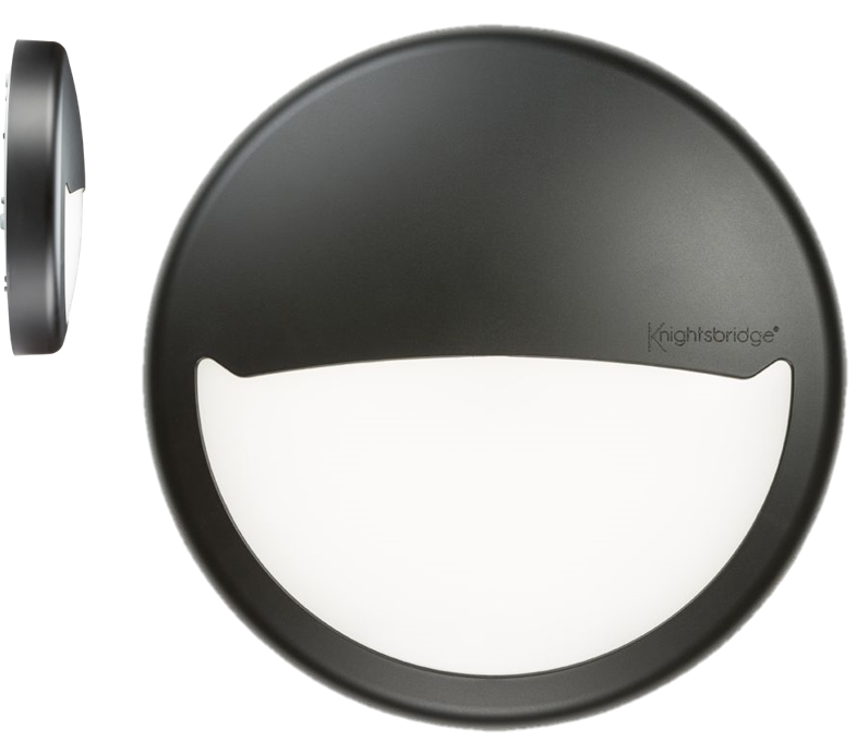 Knightsbridge BT14EB BT14 Eyelid Accessory Black Interior Flush Light Knightsbridge - Sparks Warehouse