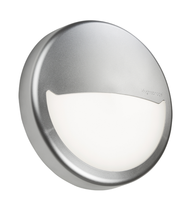 Knightsbridge BT14ES BT14 Eyelid Accessory Silver Interior Flush Light Knightsbridge - Sparks Warehouse