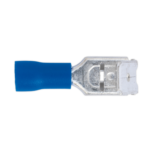 Sealey - BT17 Piggy-Back Terminal 6.3mm Blue Pack of 100 Consumables Sealey - Sparks Warehouse