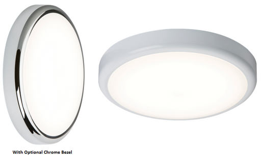 Knightsbridge BT20DEMS 230V IP44 20W Trade LED Surface Mounted Emergency + Sensor 6000K (380MM) Flush Bathroom Ceiling Lights Knightsbridge - Sparks Warehouse