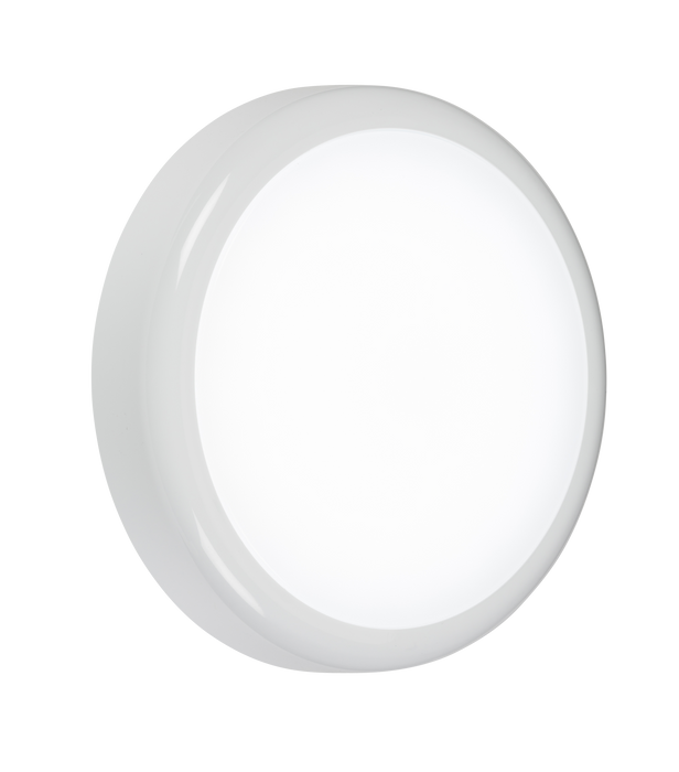 Knightsbridge BT9CTEM 230V IP65 9W CCT Adjustable LED Surface Mounted Bulkhead with Emergency Flush Bathroom Ceiling Lights Knightsbridge - Sparks Warehouse