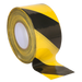 Sealey - BTBY Hazard Warning Barrier Tape 80mm x 100m Black/Yellow Non-Adhesive Consumables Sealey - Sparks Warehouse
