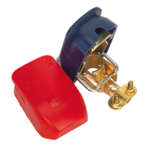 Sealey - BTQK12 Quick Release Battery Clamps Positive-Negative Pair Consumables Sealey - Sparks Warehouse
