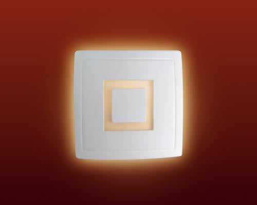 Firstlight C330UN Ceramic Wall Light - 100w - Unglazed with Acid White Glass - Firstlight - sparks-warehouse