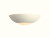 Firstlight C333UN Ceramic Wall Light - 18w PLC - Unglazed with Acid White Glass - Firstlight - sparks-warehouse