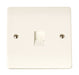 Scolmore Click CCA115 RJ11 Telephone Socket FOR IRELAND AND US - White Plastic Curva Scolmore - Sparks Warehouse