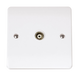 Scolmore CCA158 - Single Isolated Coaxial Outlet Essentials Scolmore - Sparks Warehouse