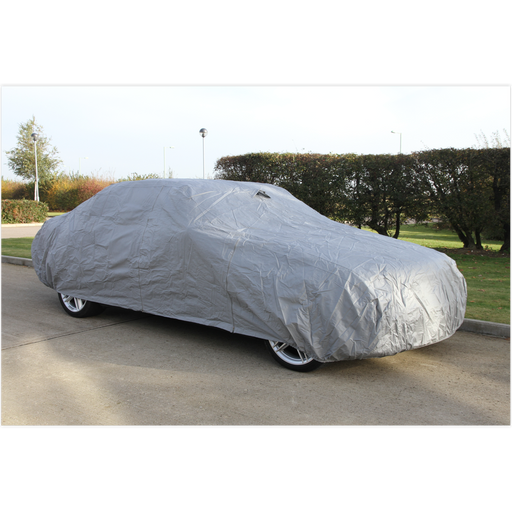 Sealey - CCM Car Cover Medium 4060 x 1650 x 1220mm Janitorial / Garden & Leisure Sealey - Sparks Warehouse
