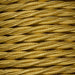 1.5mm Core Decorative Braided Fabric Flex  - 1 Metre Length  - CELTIC GOLD TWIST
