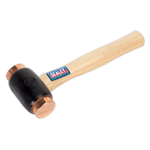 Sealey - CFH04 Copper Faced Hammer 4.3lb Hickory Shaft Hand Tools Sealey - Sparks Warehouse