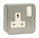 Scolmore CL035 - 1 Gang 13A DP Switched Socket Outlet Essentials Scolmore - Sparks Warehouse