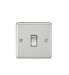 Knightsbridge CL12BC 10A 1G Intermediate Switch - Rounded Edge Brushed Chrome light switch Knightsbridge - Sparks Warehouse