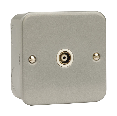 Scolmore CL158 - Single Isolated Coaxial Outlet Essentials Scolmore - Sparks Warehouse