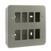 Scolmore CL20508 - 8 Gang GridPro® Frontplate with Back Box GridPro Scolmore - Sparks Warehouse