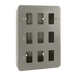 Scolmore CL20509 - 9 Gang GridPro® Frontplate with Back Box GridPro Scolmore - Sparks Warehouse