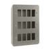 Scolmore CL20512B - 12 Gang GridPro® Frontplate with Back Box (No Knockouts) GridPro Scolmore - Sparks Warehouse