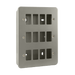 Scolmore CL20512 - 12 Gang GridPro® Frontplate with  Back Box GridPro Scolmore - Sparks Warehouse
