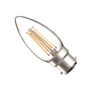 Casell CL4BC-82DP-CA Filament B22d Dimmable LED Candle 240v 4w - Casell - Sparks Warehouse