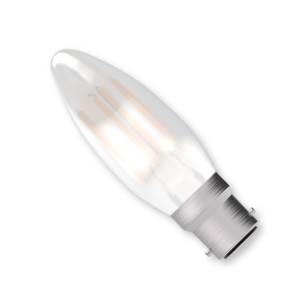 240v 4w B22d Filament Satin LED 827 470lm Non Dimmable - BELL - 05127 LED Lighting Bell - Sparks Warehouse