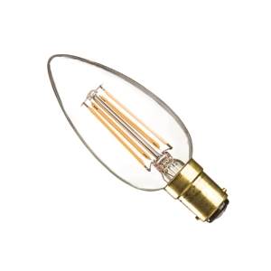 Casell CL4SBC-82DP-CA Filament B15d Dimmable LED Candle 240v 4w - Casell - Sparks Warehouse
