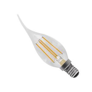 240v 4w E14 Clear LED Bent Tip Candle Dimmable - BELL - 05033 LED Lighting Bell - Sparks Warehouse