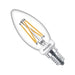 CLA LEDCandle DT6-40w CRI90 B35 CL - E14 Clear LED Candle 927-922 Dim - 64628800 LED Lighting Philips - Sparks Warehouse