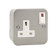 Scolmore CL835 - 13A 1G Switched Socket With Neon Rocker Essentials Scolmore - Sparks Warehouse