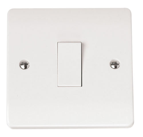 Scolmore CMA010 - 10AX 1 Gang 1 Way Plate Switch MODE Accessories Scolmore - Sparks Warehouse