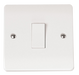 Scolmore CMA011-SC Mode Switch Plates 1-gang 2-way 10a Plate Switch  Scolmore - Sparks Warehouse