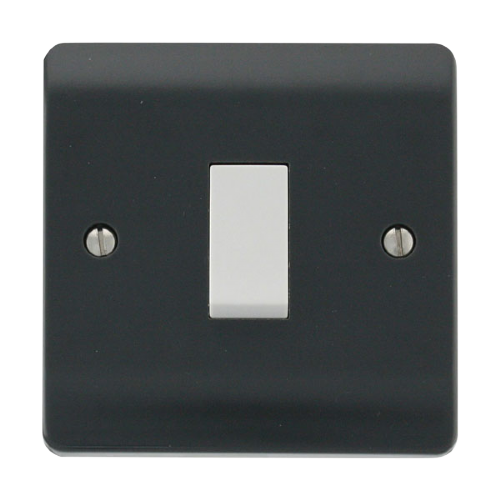 Scolmore CMA011AG - 10AX 1 Gang 2 Way Plate Switch Mode Part M Scolmore - Sparks Warehouse