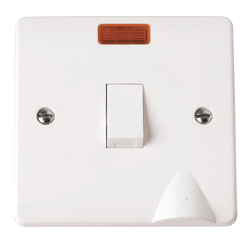 Scolmore CMA023 - 20A DP Switch With Flex Outlet + Neon MODE Accessories Scolmore - Sparks Warehouse