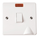 Scolmore CMA023 - 20A DP Switch With Flex Outlet + Neon MODE Accessories Scolmore - Sparks Warehouse