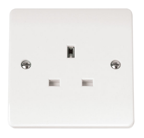 Scolmore CMA030 - 13A 1 Gang Unswitched Socket MODE Accessories Scolmore - Sparks Warehouse
