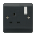 Scolmore CMA035AG - 13A 1 Gang DP Switched Socket Mode Part M Scolmore - Sparks Warehouse