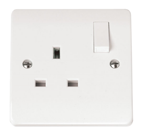 Scolmore CMA035 - 13A 1 Gang DP Switched Socket MODE Accessories Scolmore - Sparks Warehouse
