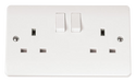 Scolmore CMA036-SC Mode Sockets - 13a Uk 2g Dp 13a Swi Socket Outlet - Ec Laser  Scolmore - Sparks Warehouse