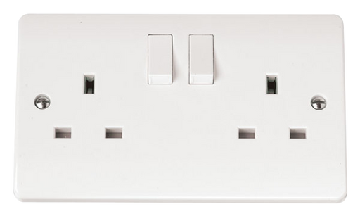 Scolmore CMA036-SC Mode Sockets - 13a Uk 2g Dp 13a Swi Socket Outlet - Ec Laser  Scolmore - Sparks Warehouse