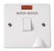 Scolmore CMA046 - 20A DP ‘Water Heater’ Switch With Flex Outlet + Neon MODE Accessories Scolmore - Sparks Warehouse