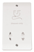 Scolmore CMA100 - Dual Voltage Shaver Socket Outlet - 115/230V MODE Accessories Scolmore - Sparks Warehouse