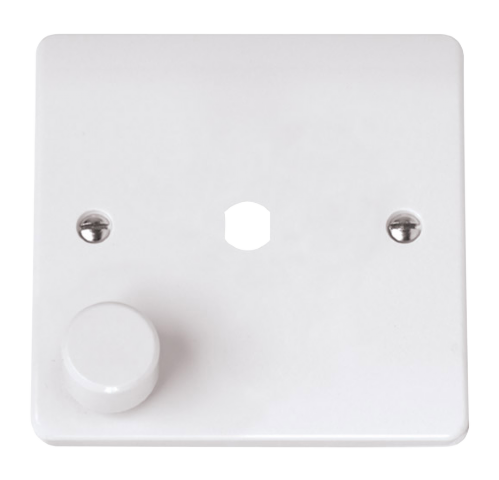 Scolmore CMA145PL - 1 Gang Single Dimmer Plate + Knob MODE Accessories Scolmore - Sparks Warehouse