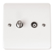 Scolmore CMA157 - Isolated Satellite And Coaxial Outlet MODE Accessories Scolmore - Sparks Warehouse